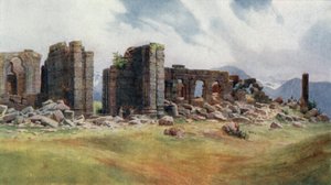 Puerta en Ruinas de Martand de Unbekannt Unbekannt